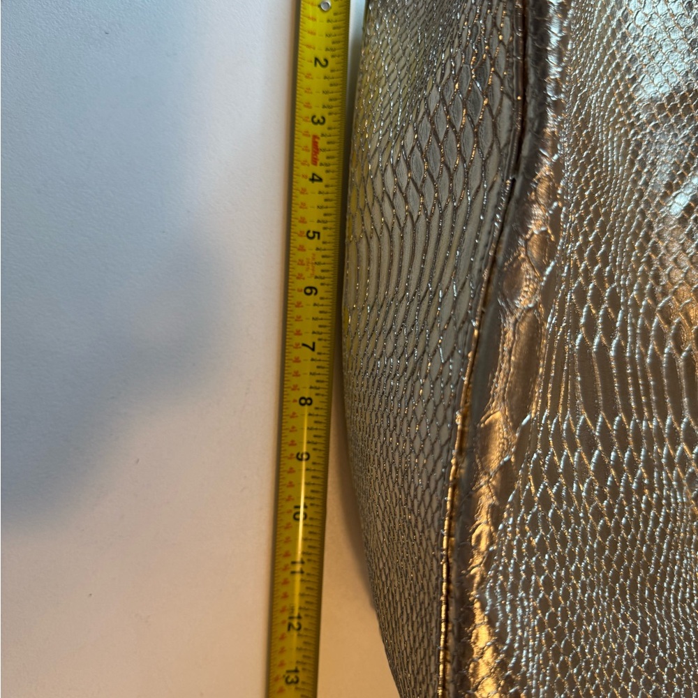 Gold Neiman Marcus Python Tote - image 4